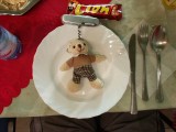 Teddy on my plate
