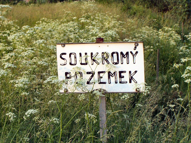 Soukromý pozemek