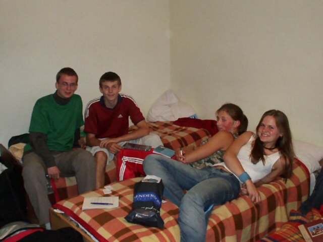 Martin, Ignas and girls